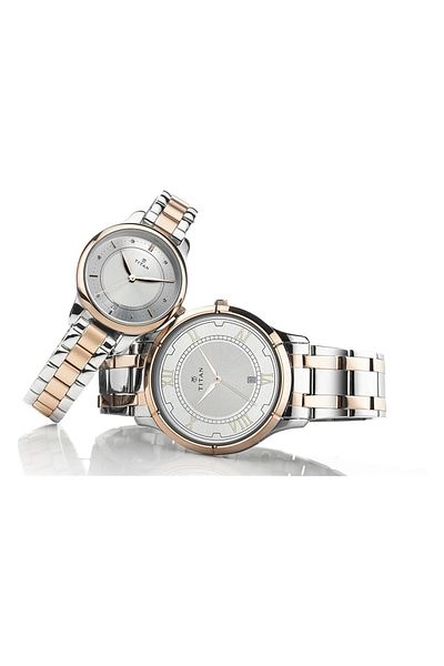 Generic Titan Wedding Bandhan Analog Silver Dial Unisex Watch Nm17752481Km01 Nl17752481Km01 Nr17752481Km01P