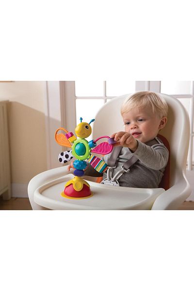 Tomy TOY FOR BABY, FREDDIE THE LIGHTNING BULLET WITH SUCTION CUP, LAMAZE
