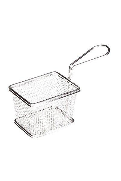 Biradlı Patates Kızartması Sunum Sepeti 10*7 Cm