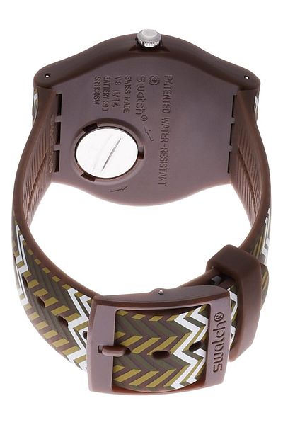 Generic Swatch Unisex Gn237 Blue Plastic Watch