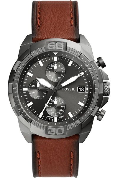 Generic Fossil Men Bronson Stainless Steel Quartz Dress Chronograph Watch