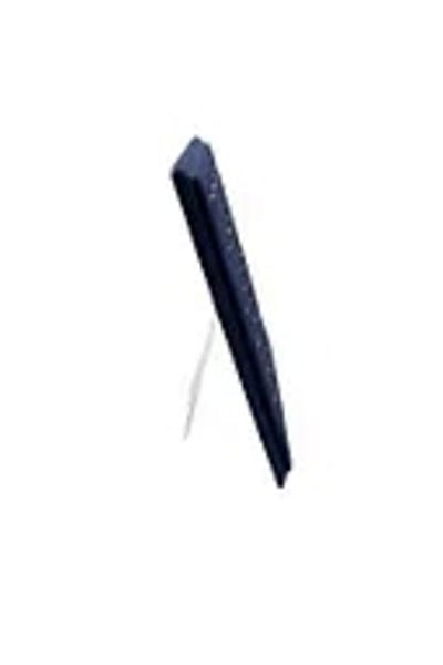 MeGass Dekor Domestic Production Suede Fabric Dark Blue Color 20/16 cm Standing Necklace Display Stand