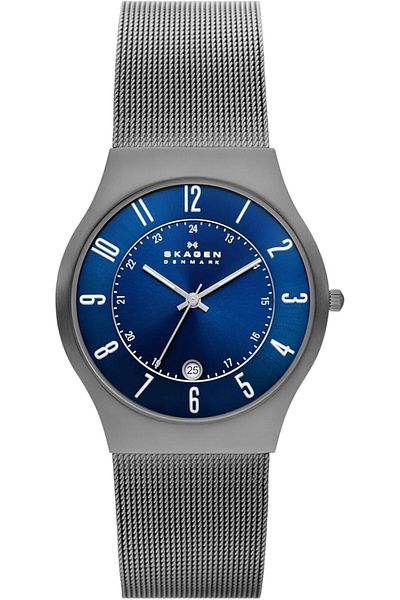 Generic Skagen Sundby Men Watch With Stainless Steel Mesh Or Leather Band