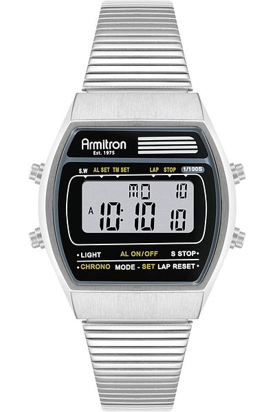 Generic Armitron Sport Retro Men Digital Chronograph Bracelet Watch 40 8487