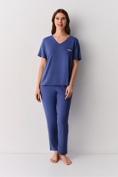 SUWEN Love Casual Pajama Set