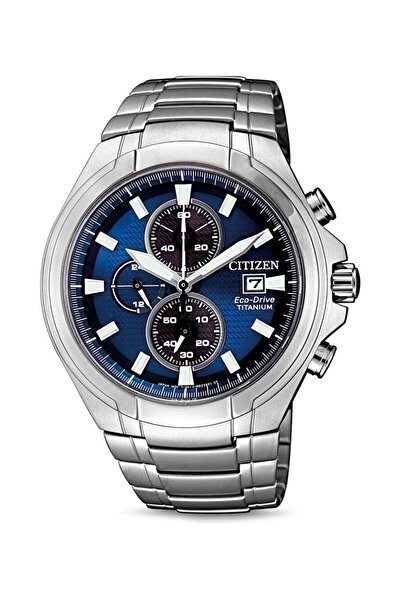 Generic Citizen Men Chronograph Eco Drive Watch With A Titanium Band