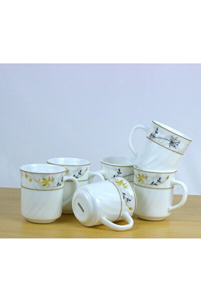 Danny Home طقم أكواب شاي وقهوة تركية من أوبا إلوير، سعة 250 مل، مكون من 6 قطع...