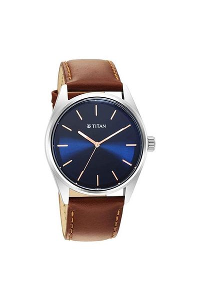 Generic Titan Analog Blue Dial Men Watch Np1866Sl01 Np1866Sl01
