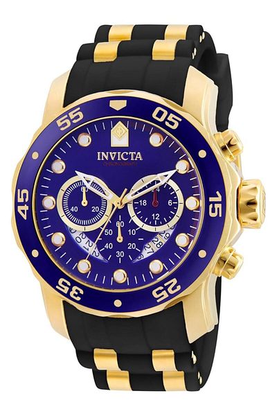 Generic Invicta Men Pro Diver Quartz Stainless Steel And Silicone Watch