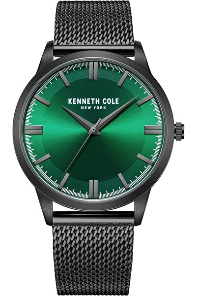 Generic ساعة كينيث كول نيويورك للرجال، 43 مم، كلاسيكية عصرية رفيعة، مع قرص مض...