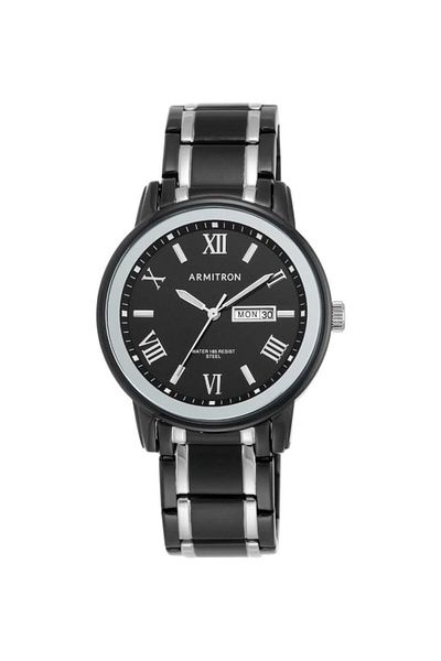 Generic Armitron Men Day Date Function Bracelet Watch 20 4935