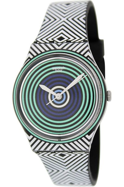 Generic Swatch Green Spell Silicone Unisex Watch Gb280