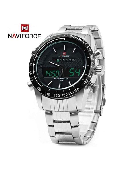 Generic Naviforce Casual Watch For Men Analog Digital Stainless Steel Nf9024M