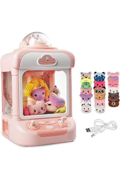 COOYA Claw Machine for Kids,Mini Vending Machines Candy Grabber Prize Dispenser Toys for Girls