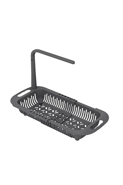 Fufre Organizator extensibil pentru chiuveta Fufre, plastic, gri, 17,8 x 27 x...