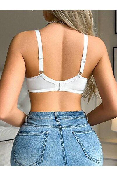 my cherie Seamless 3-Piece White Comfort Sponge Bra Without Underwire