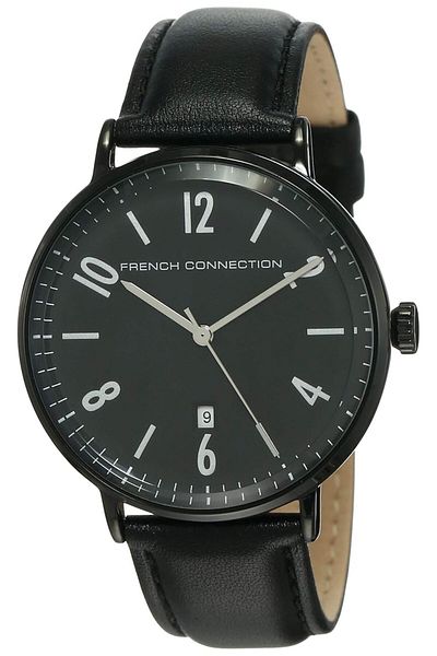 Generic French Connection Dress Analog Black Dial Men Watch Fc155B