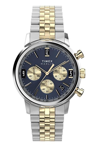Generic Timex Men Chronograph Quartz Watch With Stainless Steel Strap Tw2W60200
