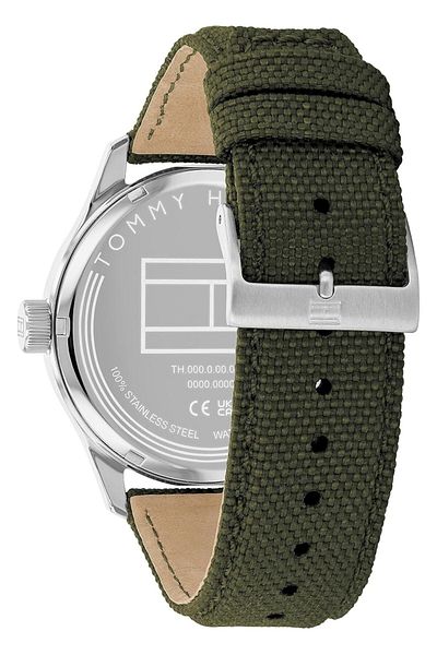 Generic Tommy Hilfiger Forrest Mens Black Dial Stainless Steel Watch 1710593