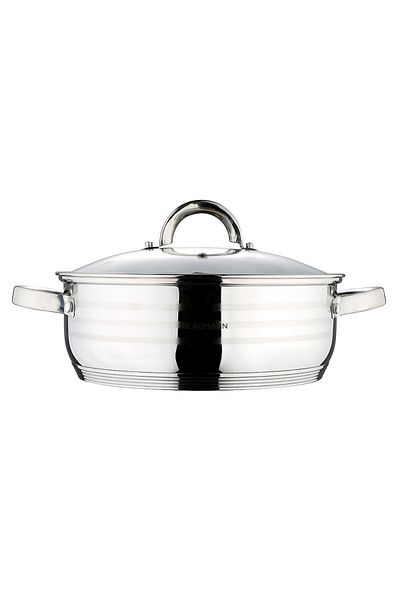 Blaumann Stainless steel tray/pot with lid 28 cm Gourmet Line