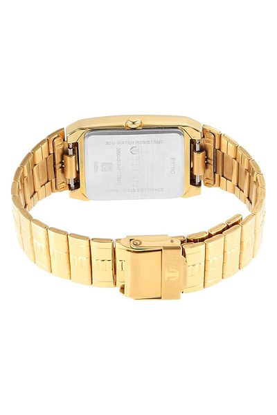 Generic Titan Gents Karishma Analog Gray Dial Men Watch 9151Ym07 Champagne Bracelet