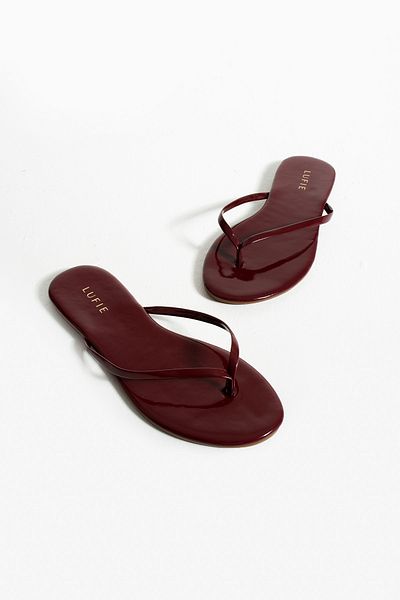 Lufie Style Women's Flip Flops and Patent Leather