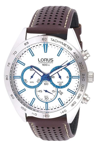 Generic Lorus Sport Man Mens Analog Quartz Watch With Leather Bracelet Rt311Gx9