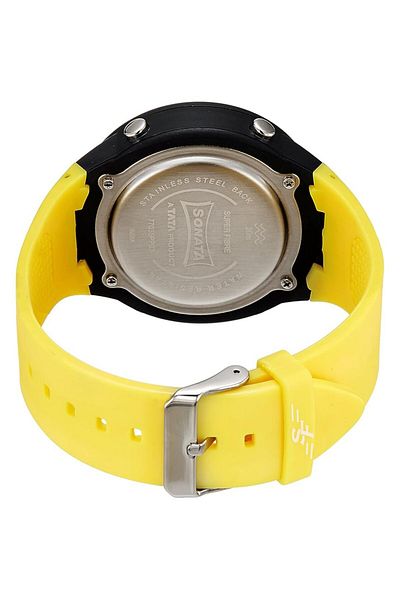 Generic Sonata Superfibre Digital Gray Dial Men Watch Nm77035Pp03 Nl77035Pp03
