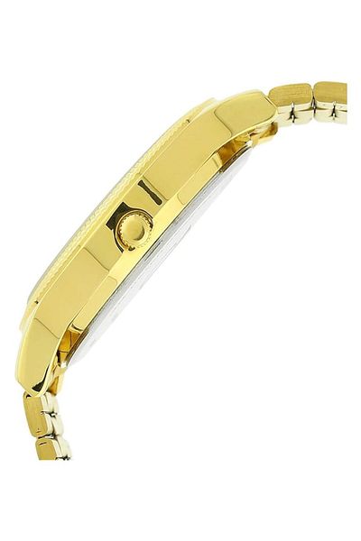 Generic Titan Champagne Dial Yellow Stainless Steel Strap Watch