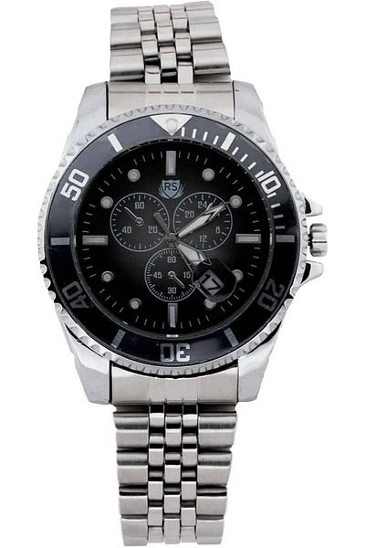 Generic Rs Men Silver Gray Rolex Watch