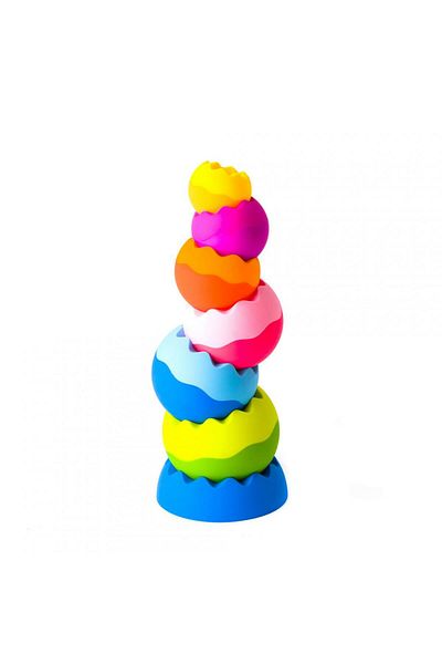 Tomy Interactive baby toys FAT BRAIN COLORFUL SPHERES TOBBLES NEO