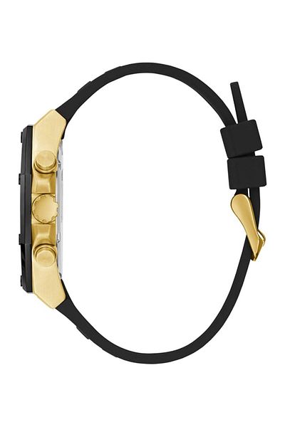 Generic Guess Men Quartz Watch With Analog Display And Silicone Strap Gw0263G1