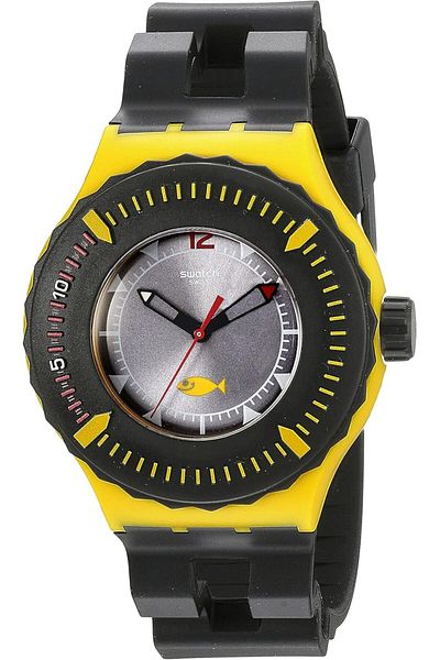 Generic Swatch Unisex Suuj100 Originals Analog Display Swiss Quartz Black Watch