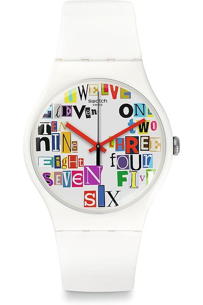 Generic Swatch Suow132 Originals New Gent Multi Collage Unisex Watch