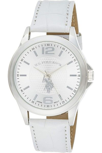 Generic U.S. Polo Assn. Classic Men Usc50202 Analog Display Analog Quartz White Watch White Quartz Movement