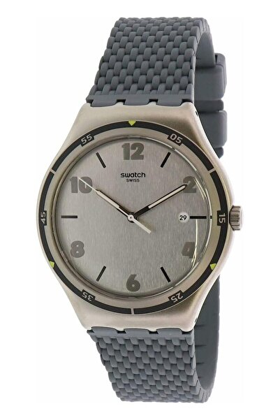 Generic Swatch Mens Analogue Quartz Watch With Rubber Strap Yws447