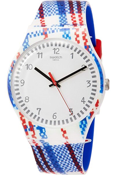 Generic ساعة سواتش كوارتز تناظرية للجنسين مع سوار من السيليكون Suoz258C