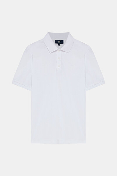 W Collection BEYAZ POLO YAKA T-SHIRT