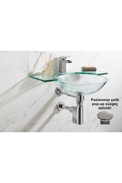 studor Trap-Vent kromaj havalıklı lavabo sifonu, paslanmaz pop-up süzgeçli, t...