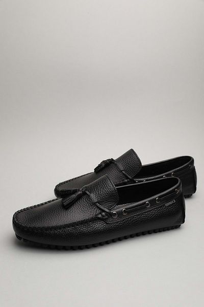 Gondol Loafer clasic din piele naturală pentru bărbați negru 41 Ttx.695