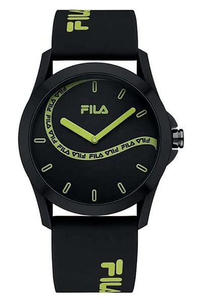erorex Indent Collection Analog Watch For Men Black Dial Black Silicone Strap 38 864 103 Black Strap