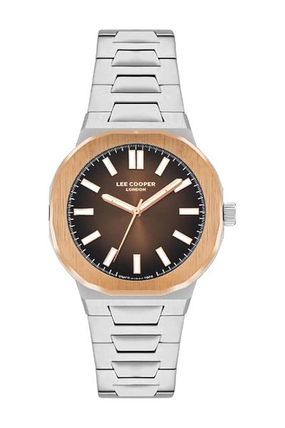 Generic Lee Cooper Men Watch Analog Display And Metal Strap Lc07952 540 Silver