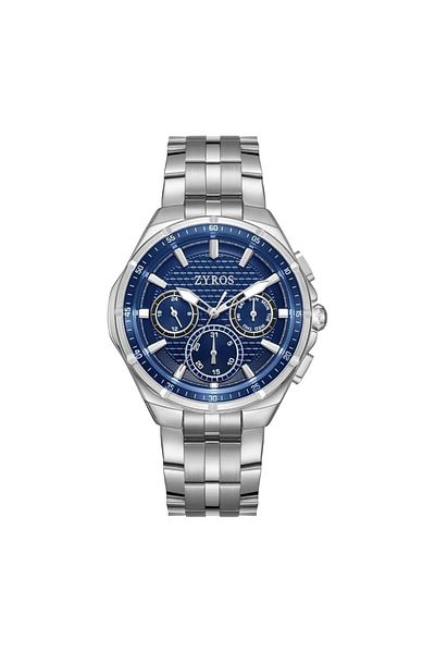 Generic Men Watch With A Silver Steel Strap