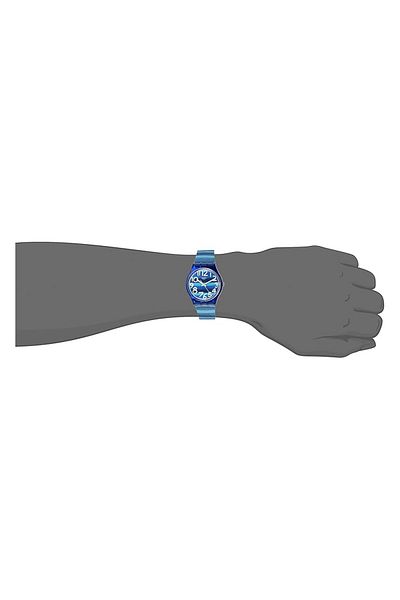 Generic Swatch Unisex Gn237 Blue Plastic Watch
