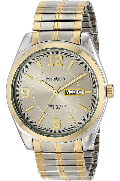 erorex Armitron Men 40mm Stainless Steel Two Tone Bracelet Watch