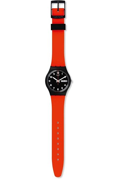 Generic Swatch Gb754 Unisex Analogue Quartz Watch With Silicone Strap