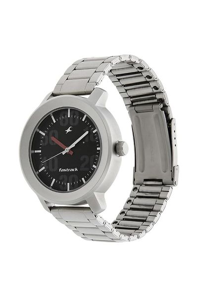 Generic Fastrack Men Quartz Watch With Analog Display And Stainless Steel Bracelet 3121Sm02