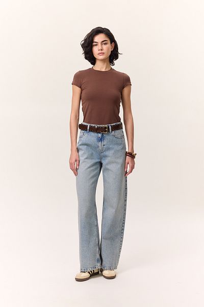 Manuka Midrise Loose Fit Jean Light Blue