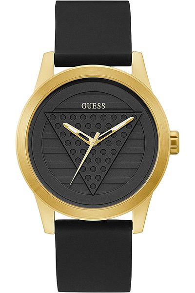 Generic Guess Men Analogue Quartz Watch With Silicone Strap Gw0200G1