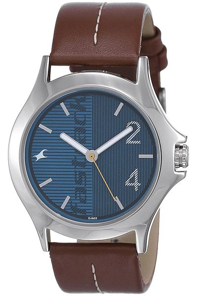 Generic Fastrack Straight Lines Analog Blue Dial Men Watch 3220Sl01 Nn3220Sl01